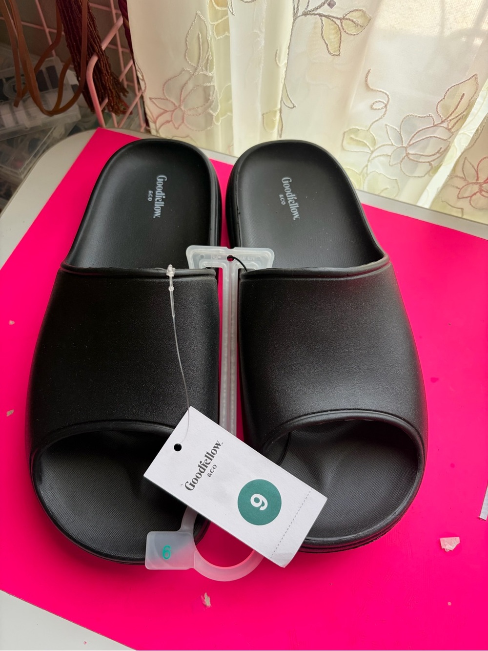 Goodfellow & Co Black Slide Sandals Women’s